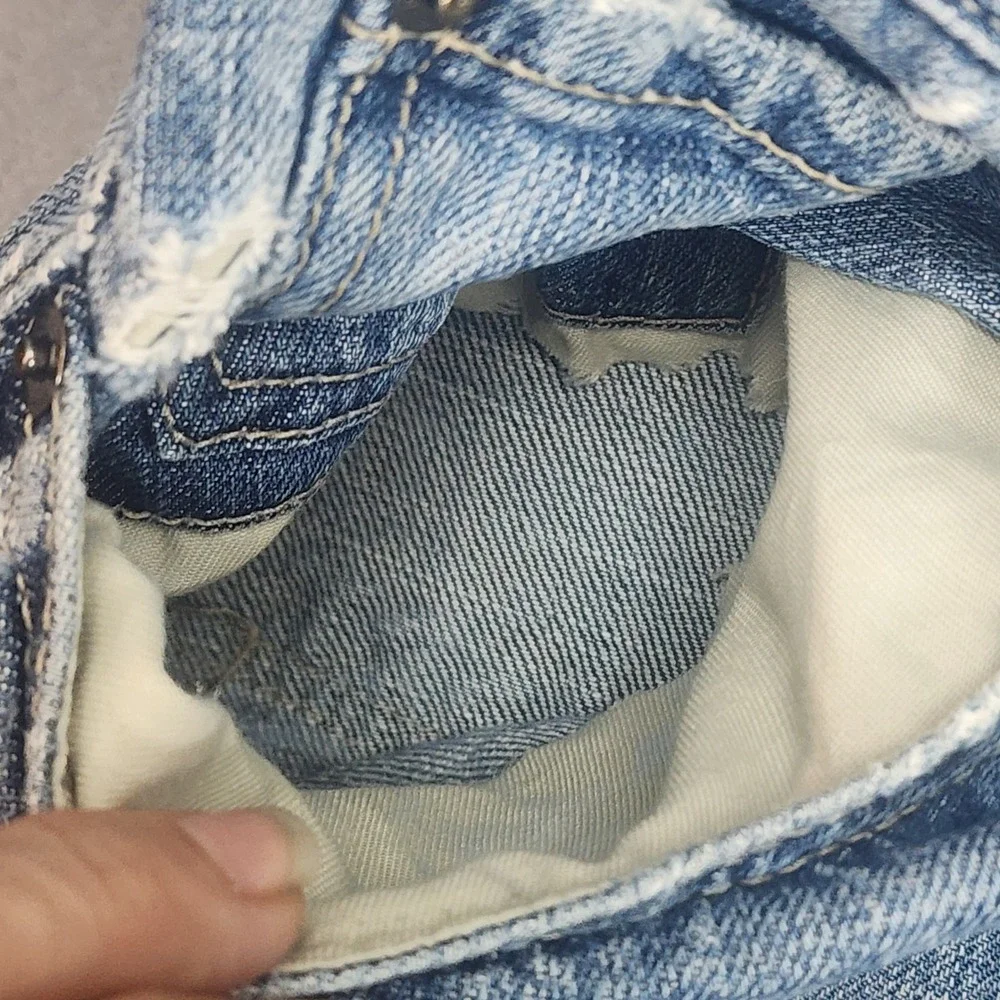 Banana Republic Relaxed Fit Jeans Light Wash Distressed Men 32x30